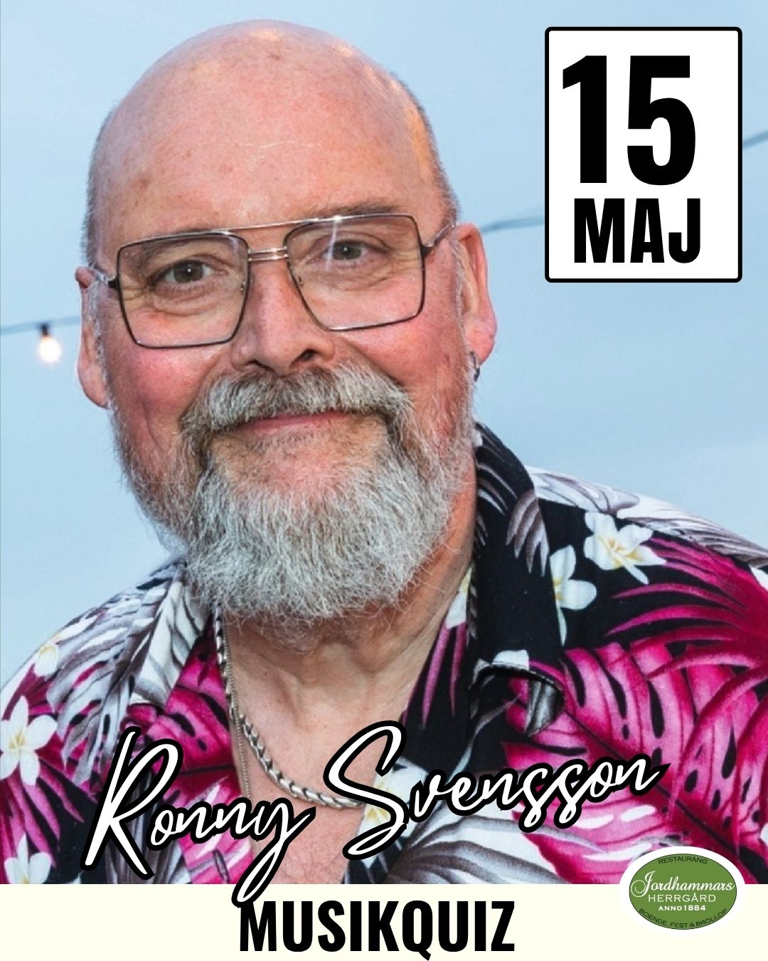 Ronny Svensson Musikquiz Jordhammars Herrgård