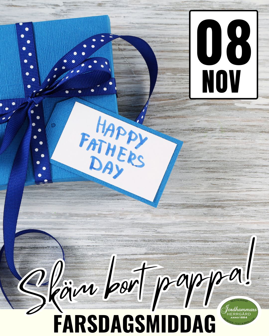 Farsdagsmiddag på Jordhammars Herrgård