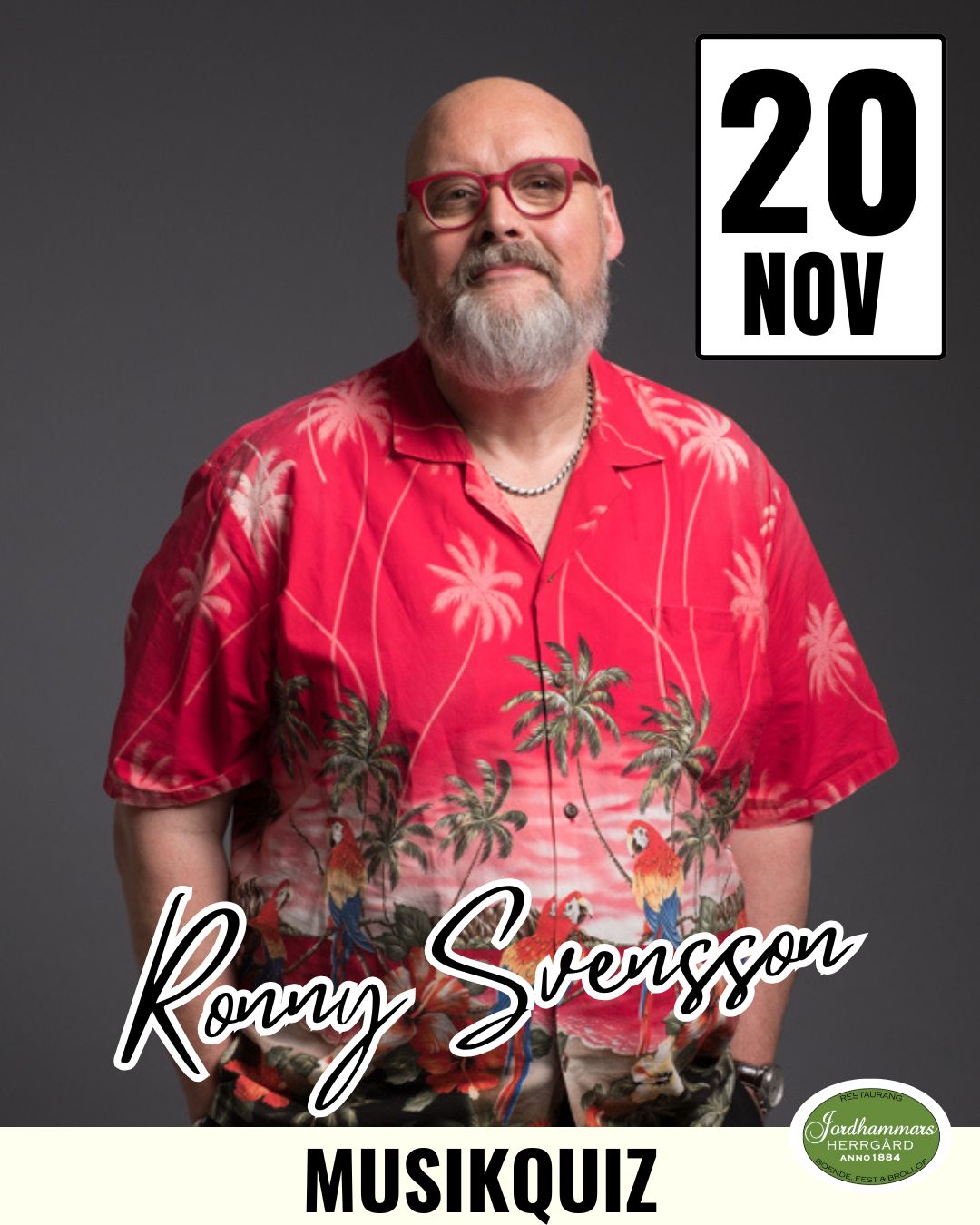 Ronny Svensson Musikquiz Jordhammars Herrgård