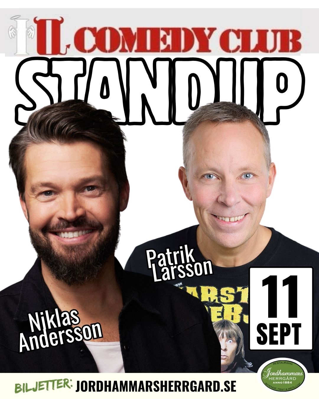 218 Stand-up med Niklas Andersson & Patrik Larsson