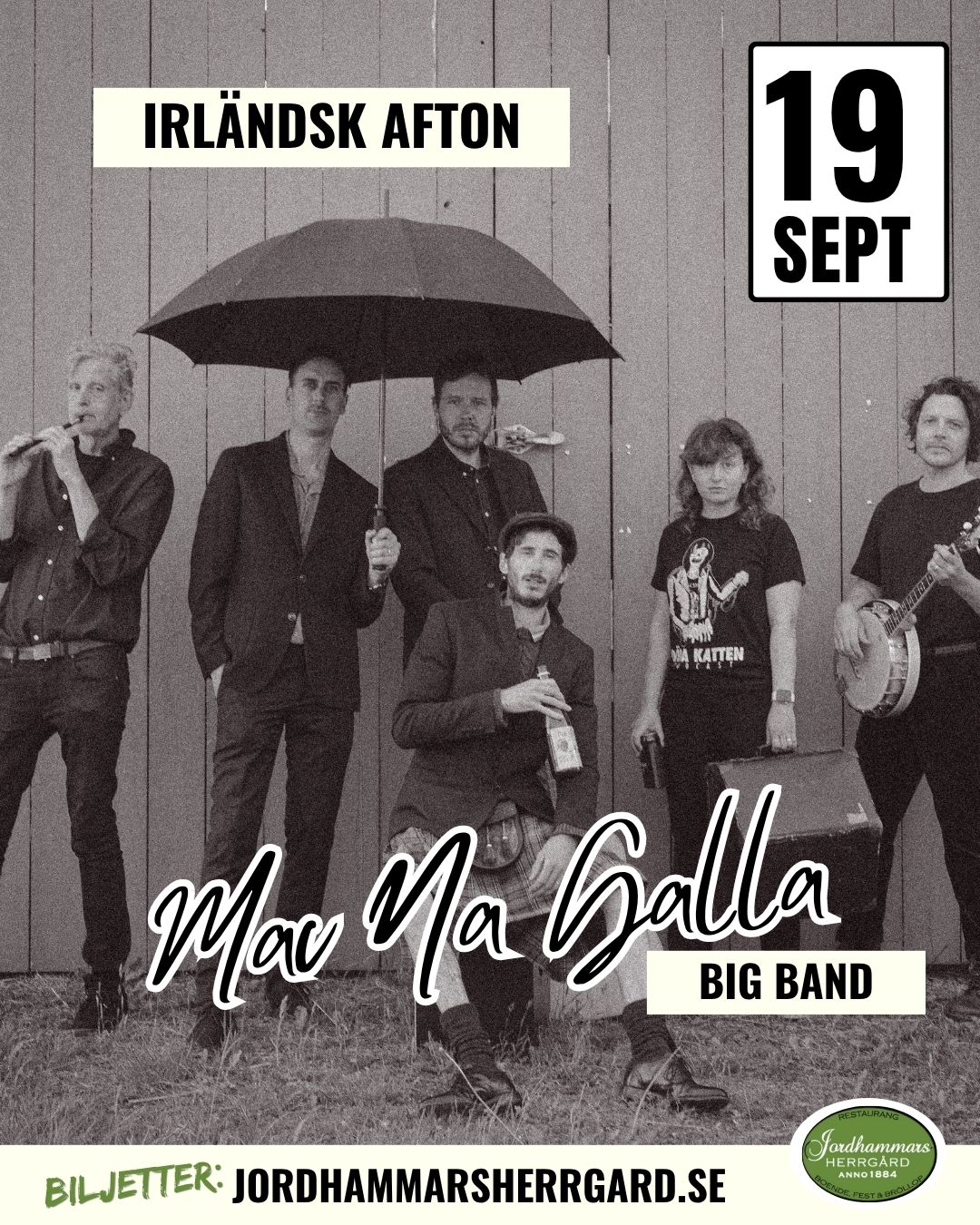 _Jordhammar_INSTA_1080x1350px_MacNaGalla_bigband Jävlarnamma Jordhammars Herrgård